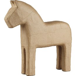 Koń z Papier-Mache H: 24,5 cm