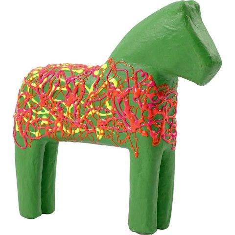 Koń z Papier-Mache H: 24,5 cm Koń z Papier-Mache H: 24,5 cm
