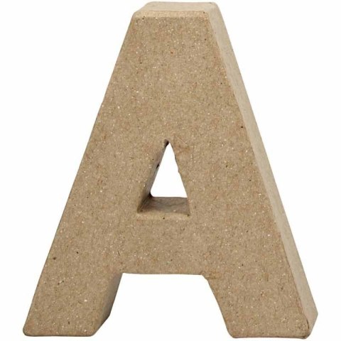 Litera A z papier-mache H: 10 cm