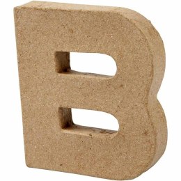 Litera B z papier-mache H: 10 cm