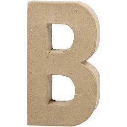 Litera B z papier-mache H: 20,5 cm