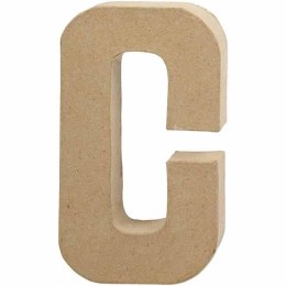 Litera C z papier-mache H: 20,5 cm