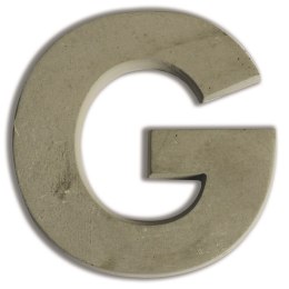 Litera G z betonu H:7,6 cm
