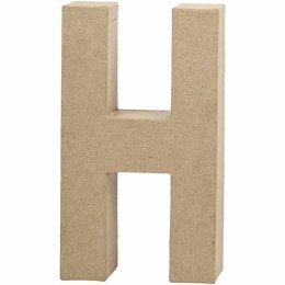 Litera H z papier-mache H: 20,5 cm