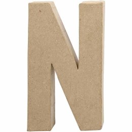 Litera N z papier-mache H: 20,5 cm