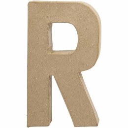 Litera R z papier-mache H: 20,5 cm