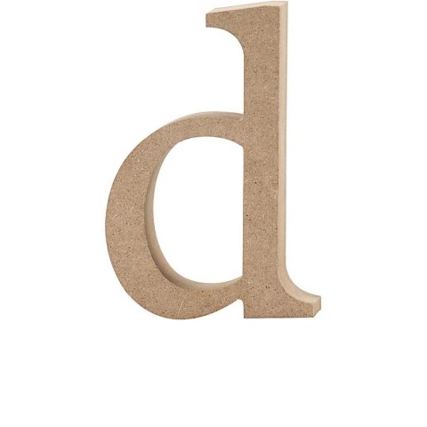 Litera d z MDF H: 12,2 cm Litera d z MDF H: 12,2 cm