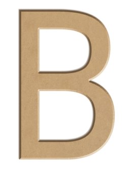 Litera płaska B z MDF H: 10 cm