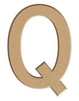 Litera płaska Q z MDF H: 40 cm