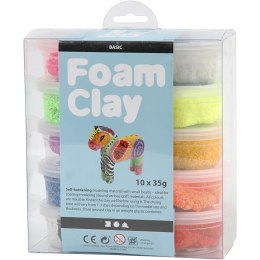 Masa Foam Clay - 10x35g kol. Podstawowe