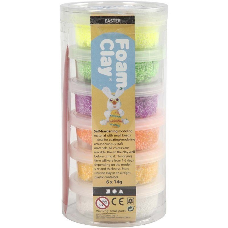 Masa Foam Clay - 6x14g kol. Wiosenne Masa Foam Clay - 6x14g kol. Wiosenne