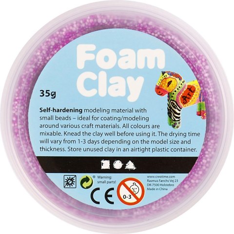 Masa Foam Clay Neonowo Fioletowa 35 g Masa Foam Clay Neonowo Fioletowa 35 g