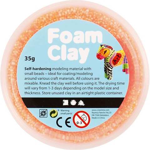 Masa Foam Clay Neonowo Pomarańczowa 35 g Masa Foam Clay Neonowo Pomarańczowa 35 g