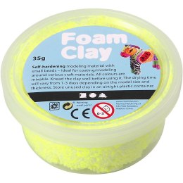 Masa Foam Clay Neonowo Żółta 35 g