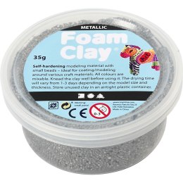 Masa Foam Clay Srebrna 35 g