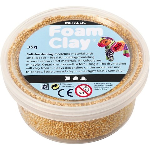Masa Foam Clay Złota 35 g Masa Foam Clay Złota 35 g
