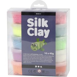 Masa Silk Clay - 10x40g kol. Pastelowe