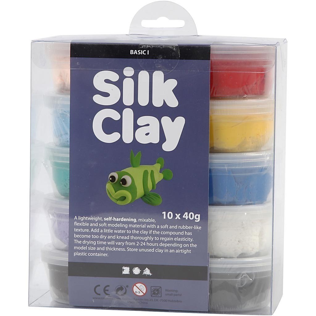 Masa Silk Clay - 10x40g kol. Podstawowe Masa Silk Clay - 10x40g kol. Podstawowe