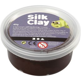 Masa Silk Clay Brązowa 40 g