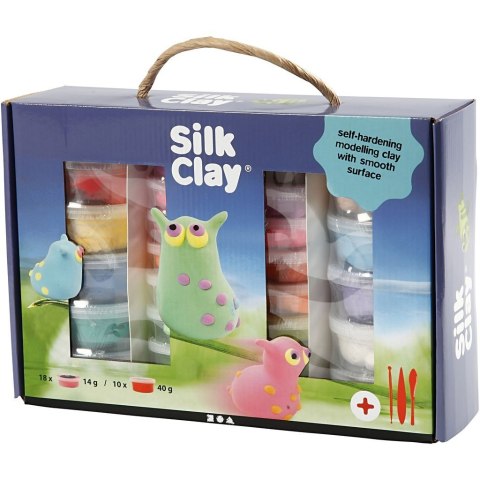 Masa Silk Clay - Zestaw 10x40g i 18x14g