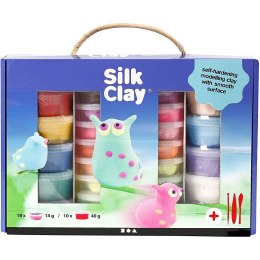 Masa Silk Clay - Zestaw 10x40g i 18x14g