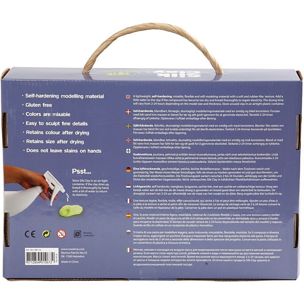 Masa Silk Clay - Zestaw 10x40g i 18x14g Masa Silk Clay - Zestaw 10x40g i 18x14g