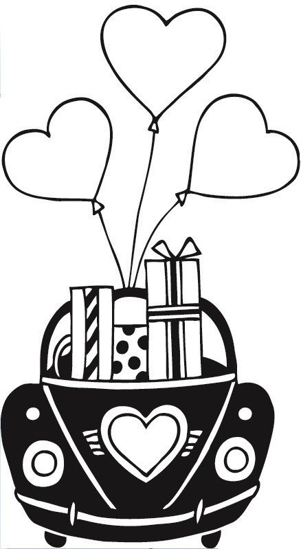 Stempel Auto Nowożeńców Stempel Auto Nowożeńców