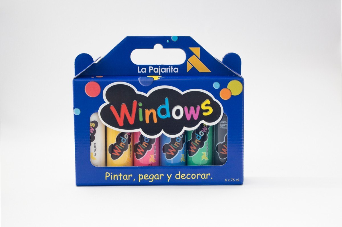 Zestaw Farb do Szyb 6x75 ml Zestaw Farb do Szyb 6x75 ml