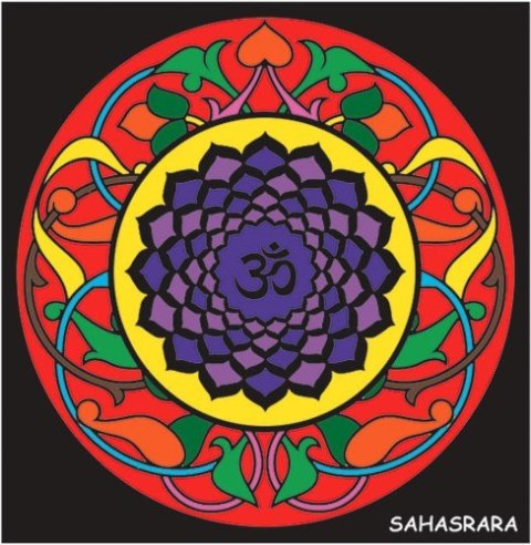 Czakra COLORVELVET SAHASRARA Czakra COLORVELVET SAHASRARA