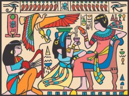 Kolorowanka Welwetowa 37x28 cm Egipt