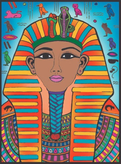Kolorowanka Welwetowa 37x28cm Faraon