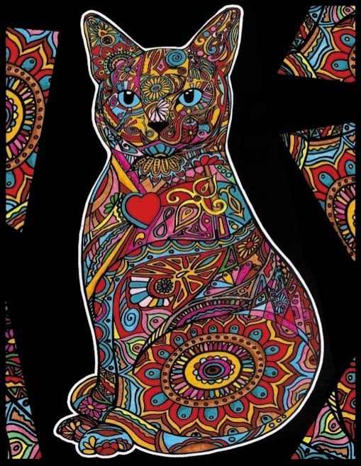 Kolorowanka Welwetowa 47x35 Kocisko Kolorowanka Welwetowa 47x35 Kocisko