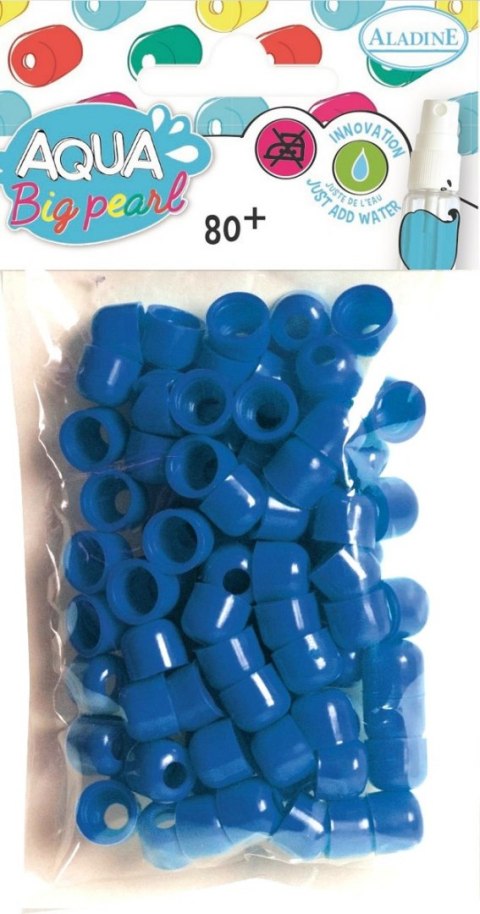 Koraliki Aqua Big pearl 80szt.Niebieskie Koraliki Aqua Big pearl 80szt.Niebieskie