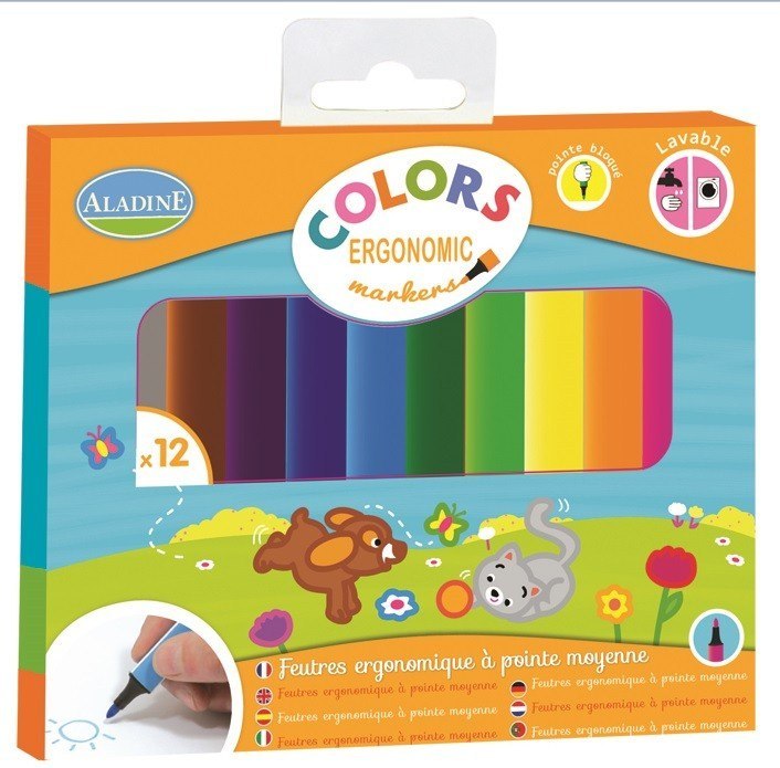 Markery o ergonomicznym kształcie Markery o ergonomicznym kształcie