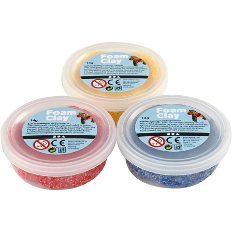 Masa Foam Clay - 3x14g kol. Podstawowe Masa Foam Clay - 3x14g kol. Podstawowe