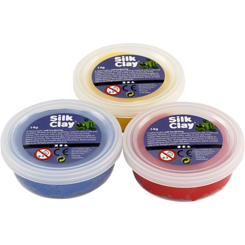 Masa Silk Clay - 3x14g kol. Podstawowe Masa Silk Clay - 3x14g kol. Podstawowe