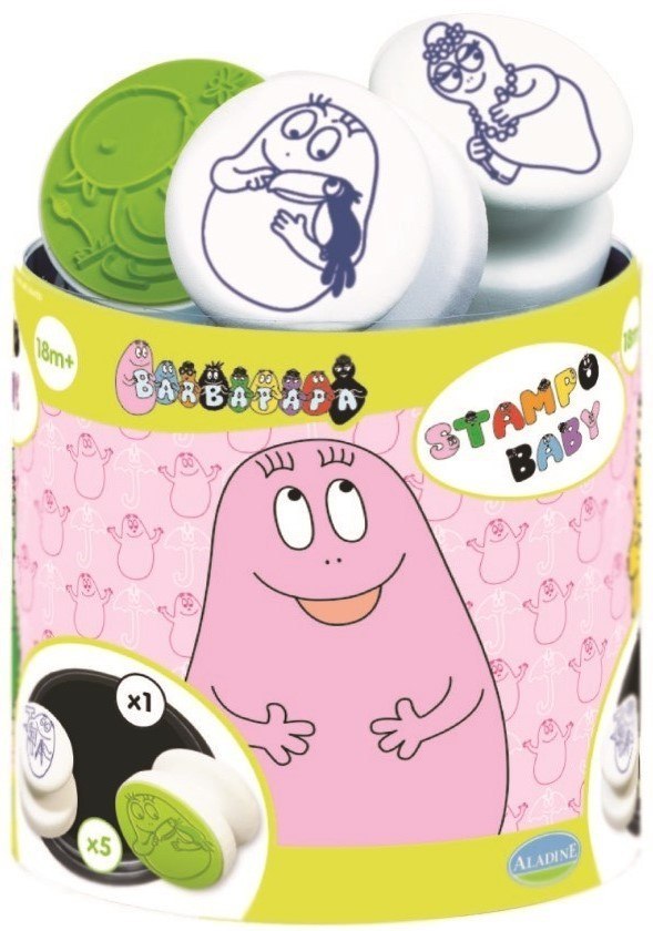 Stempelki BARBAPAPA 5 szt. 18 m+ Stempelki BARBAPAPA 5 szt. 18 m+