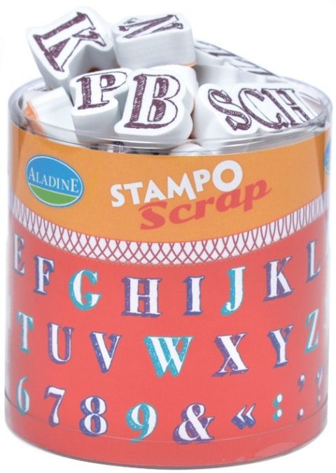 Stempelki do Scrapa Alfabet i Numerki Stempelki do Scrapa Alfabet i Numerki