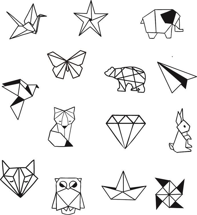 Stempelki w Słoju Origami