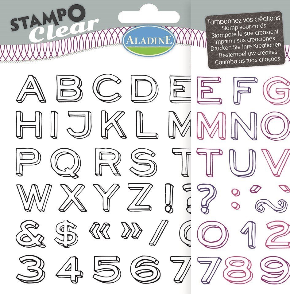 Stemple silikonowe Alfabet Neo Stemple silikonowe Alfabet Neo