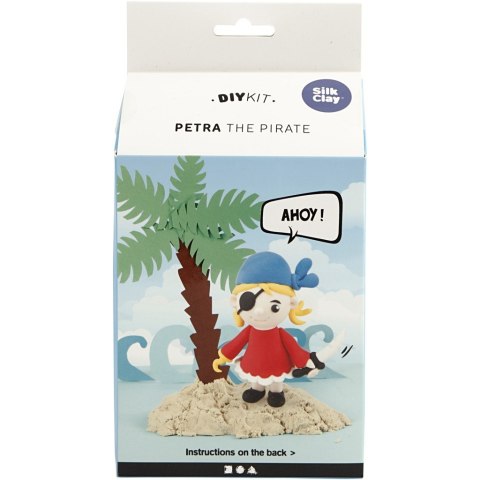 Dziewczynka Pirat z masy Silk Clay Dziewczynka Pirat z masy Silk Clay