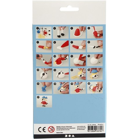 Dziewczynka Pirat z masy Silk Clay Dziewczynka Pirat z masy Silk Clay