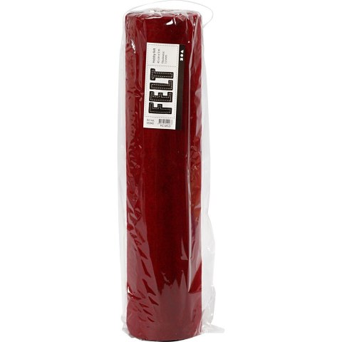 Filc W: 45 cm L: 5m Czerwony Melanż Filc W: 45 cm L: 5m Czerwony Melanż
