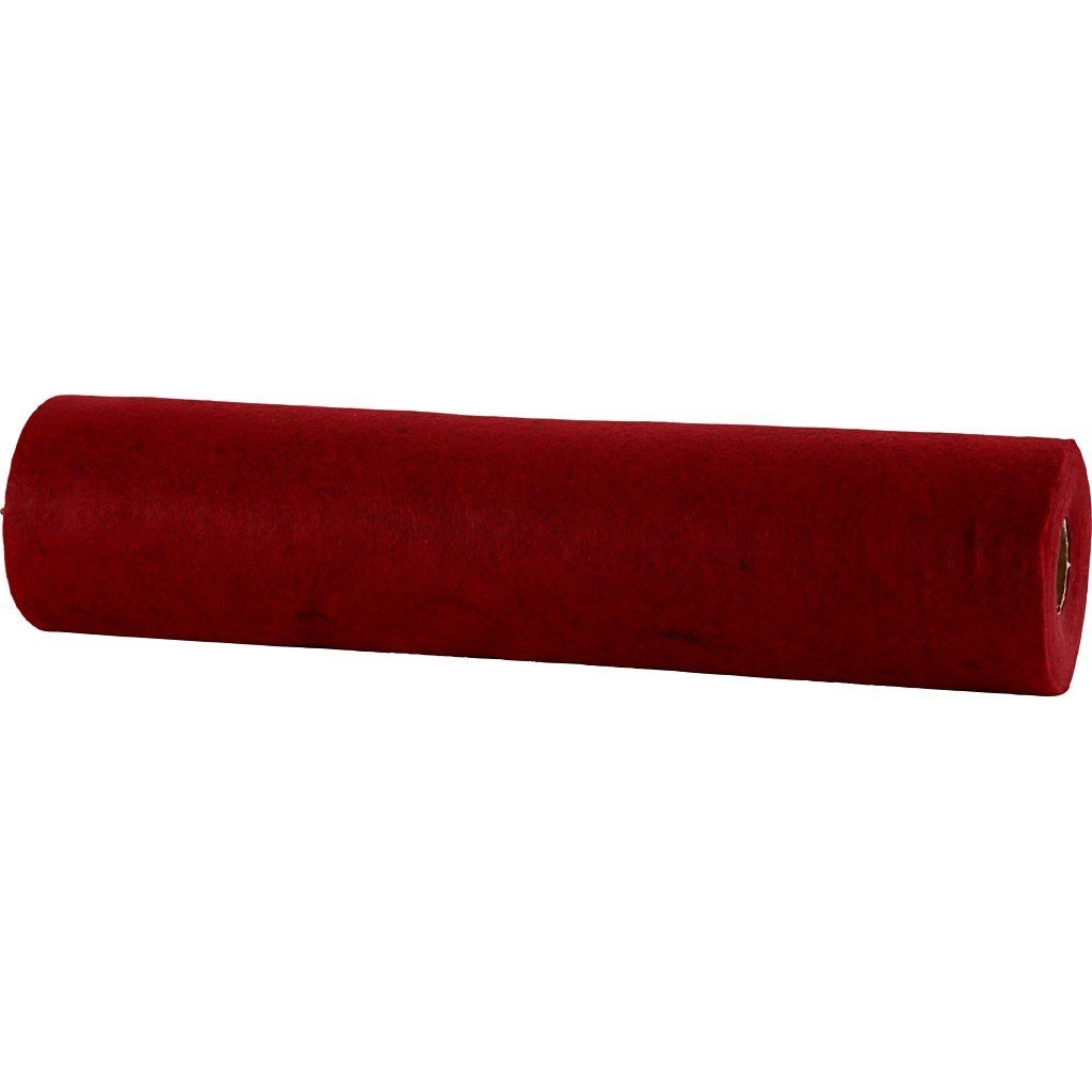 Filc W: 45 cm L: 5m Czerwony Melanż