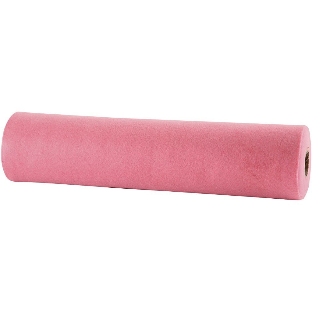Filc W: 45 cm L: 5m Różowy Filc W: 45 cm L: 5m Różowy