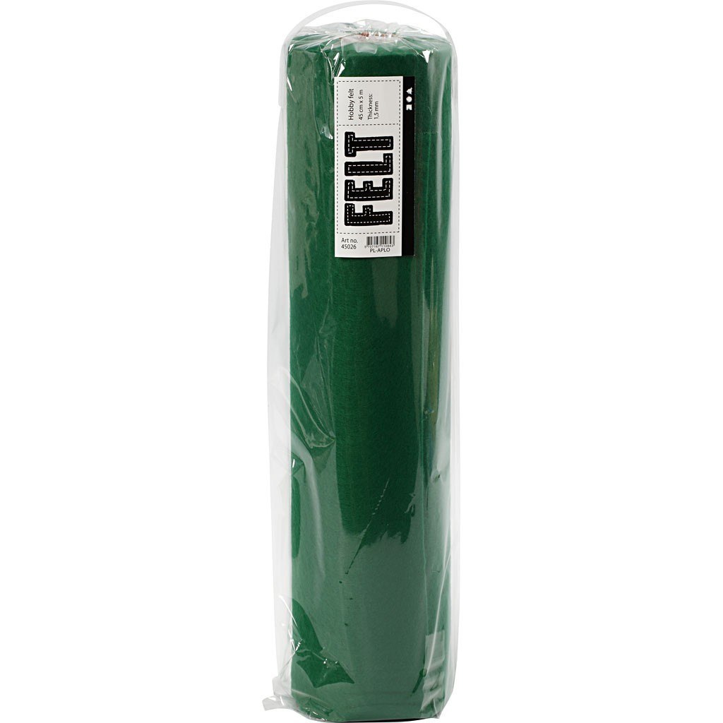 Filc W: 45 cm L: 5m Zielony Filc W: 45 cm L: 5m Zielony