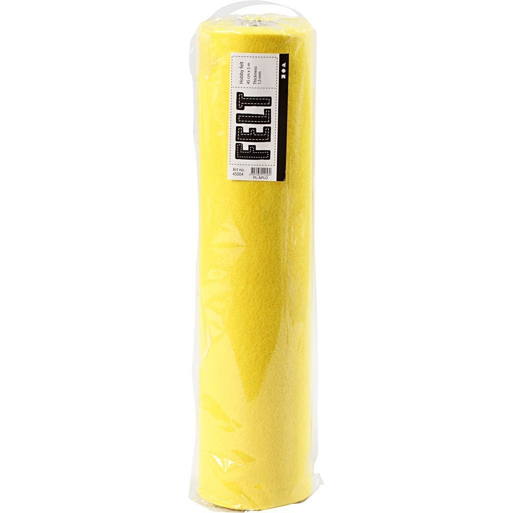 Filc W: 45 cm L: 5m Żółty Filc W: 45 cm L: 5m Żółty