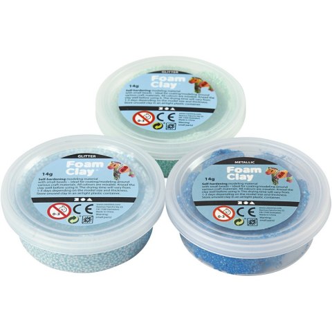 Masa Foam Clay - 3x14g kol. Niebieskości Masa Foam Clay - 3x14g kol. Niebieskości
