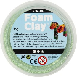 Masa Foam Clay Metaliczna Zielona 35 g