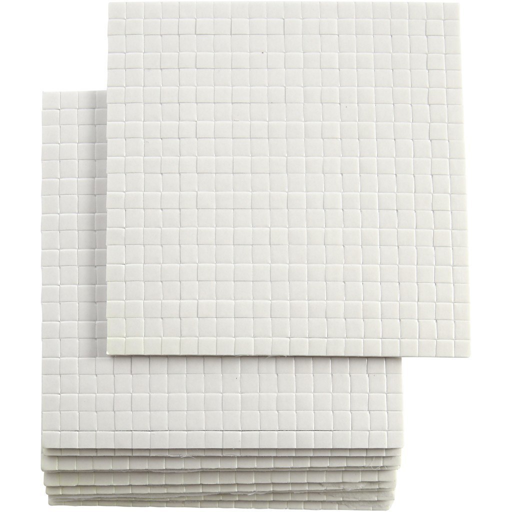 Pianka 3D klejąca 5x5x2 mm 10 ark. Pianka 3D klejąca 5x5x2 mm 10 ark.